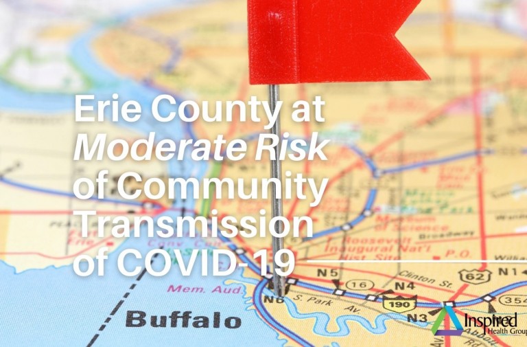 Erie County at Moderate Risk of Community Transmission of COVID-19