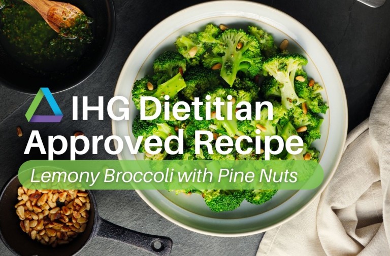 Lemony Broccoli with Pine Nuts