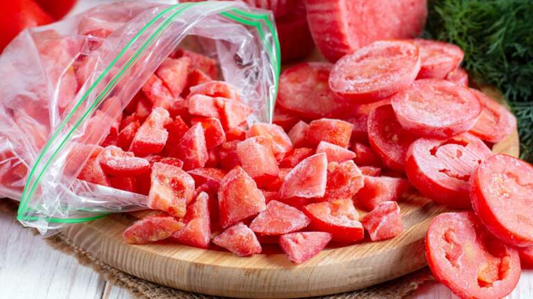 Freeze your tomatoes 