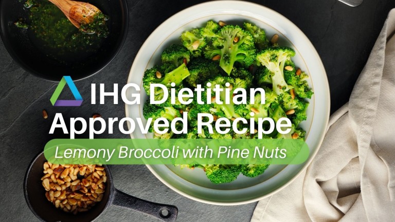 Lemony Broccoli with Pine Nuts