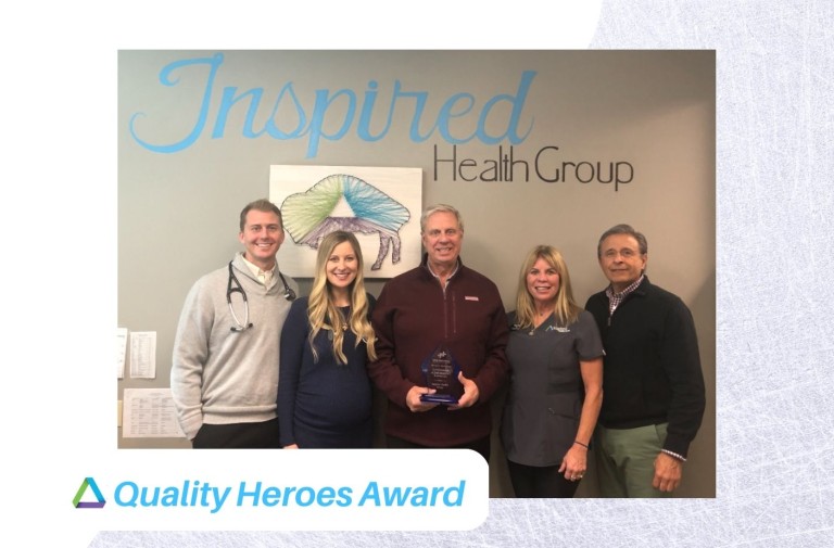 Inspired Health Group receives a Quality Heroes Award