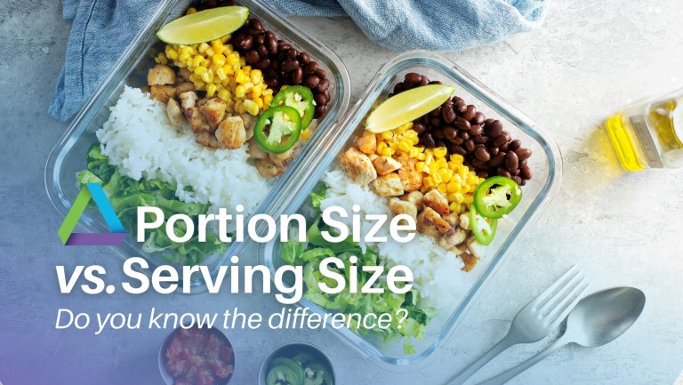 Portion Size vs. Serving Size