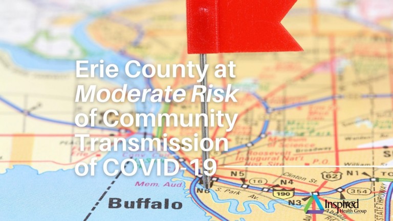 Erie County at Moderate Risk of Community Transmission of COVID-19